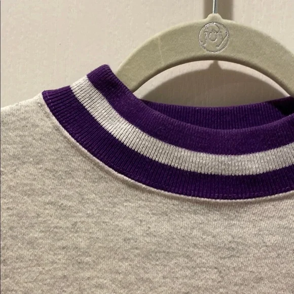 Signal sports Gray and purple Montana crewneck - Picture 3 of 10
